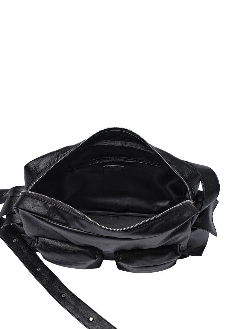 Cross Utility Bag L Nappa Matt Black