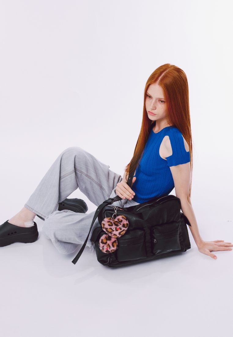 Cross Utility Bag L Nappa Matt Black