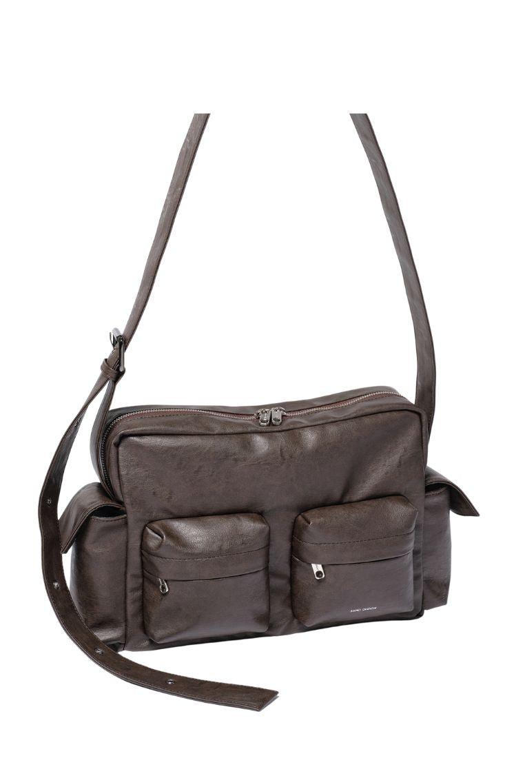 Cross Utility Bag M Brushed Chocolate