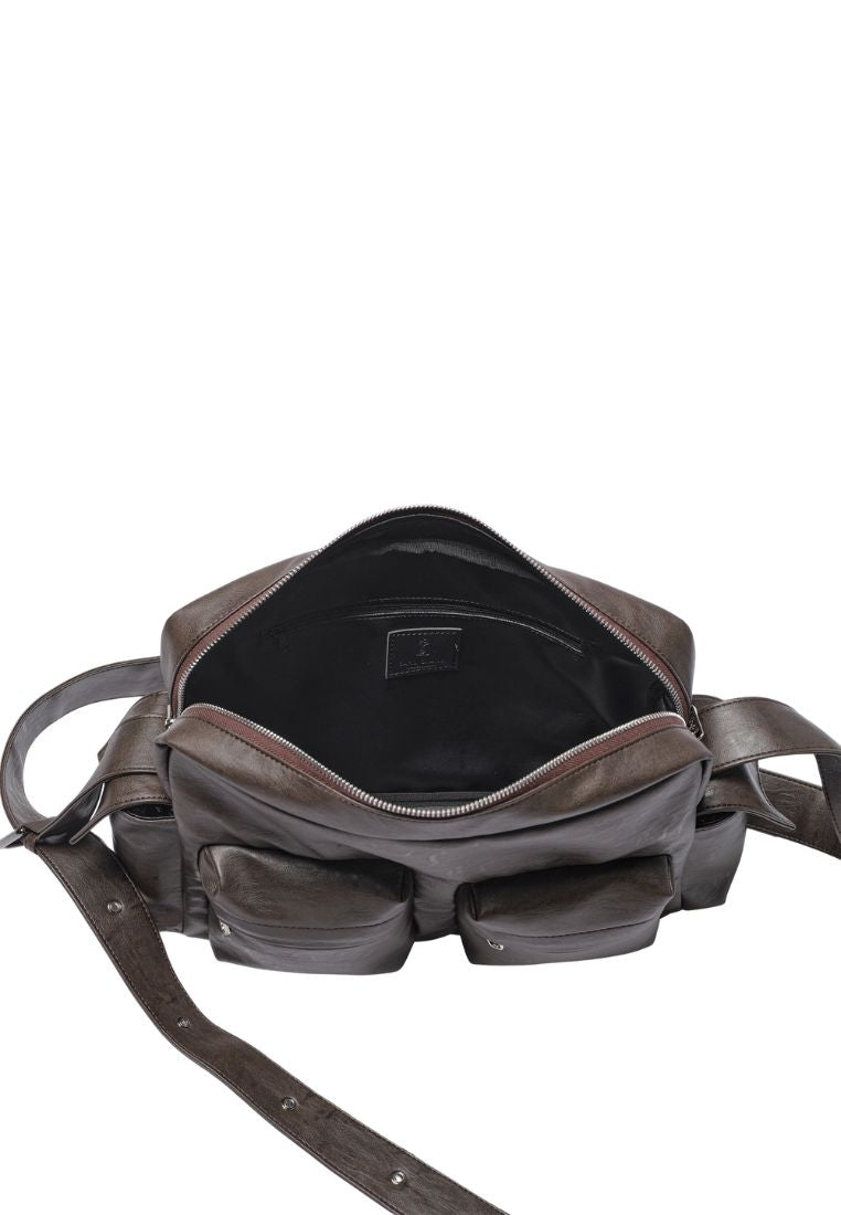 Cross Utility Bag M Brushed Chocolate
