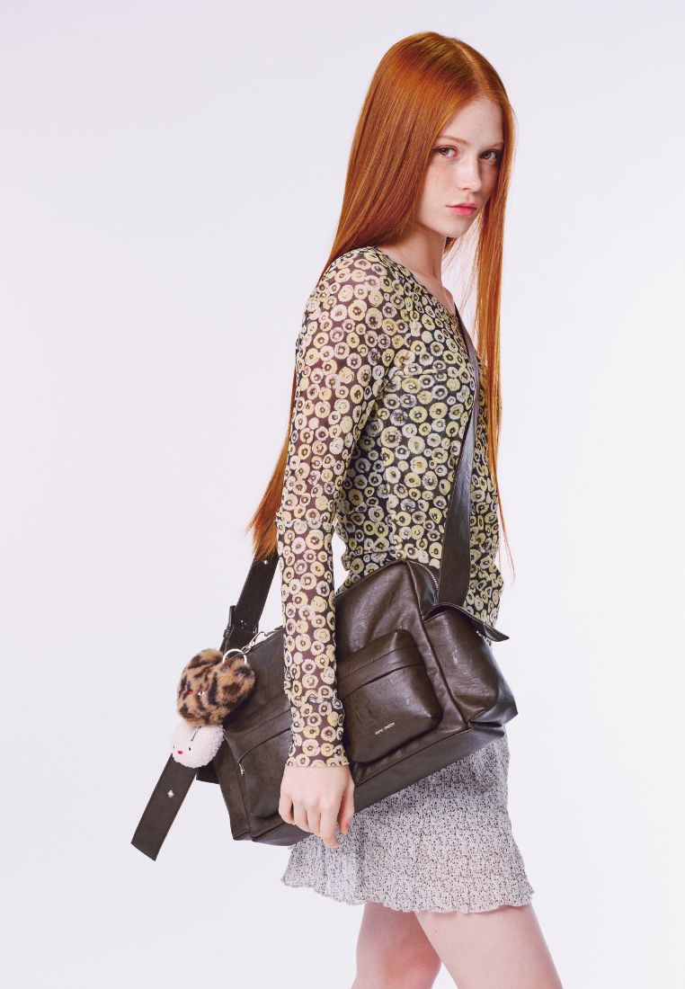 Cross Utility Bag M Brushed Chocolate