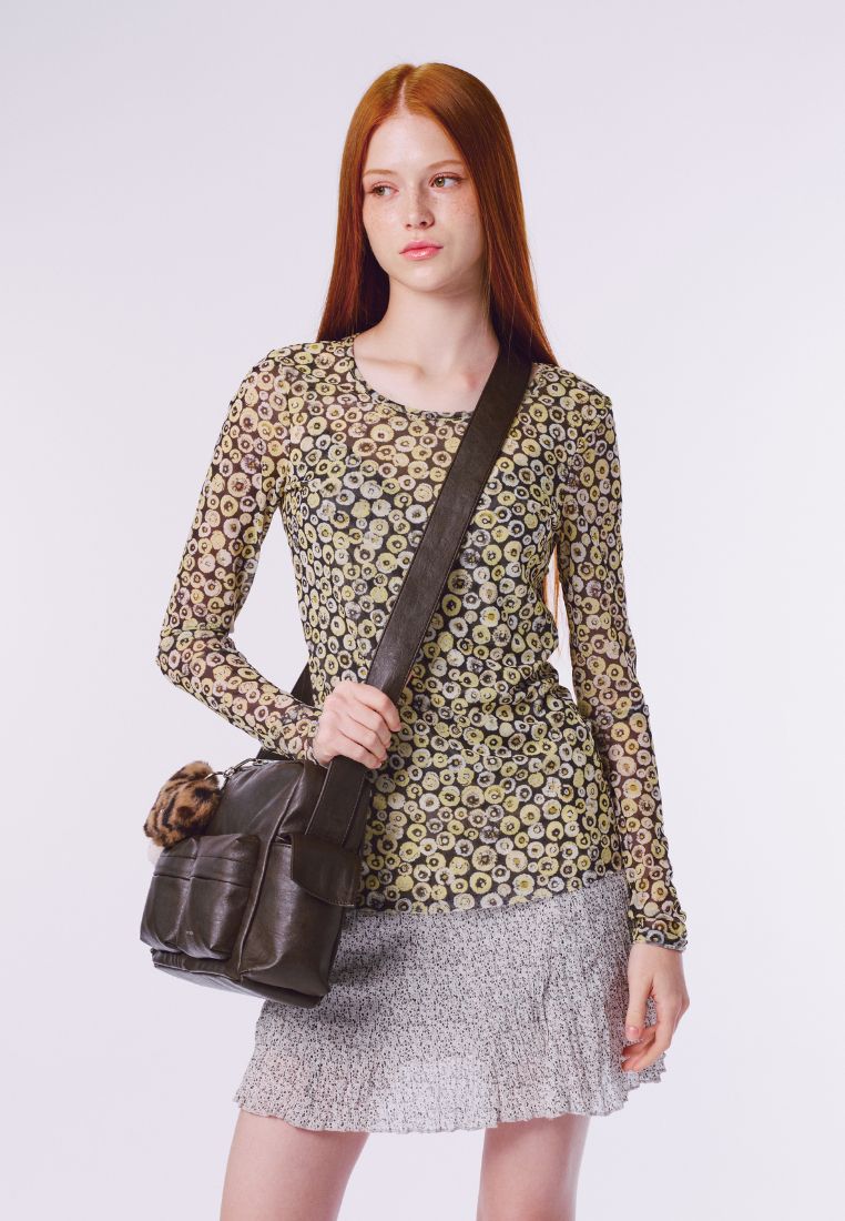 Cross Utility Bag M Brushed Chocolate