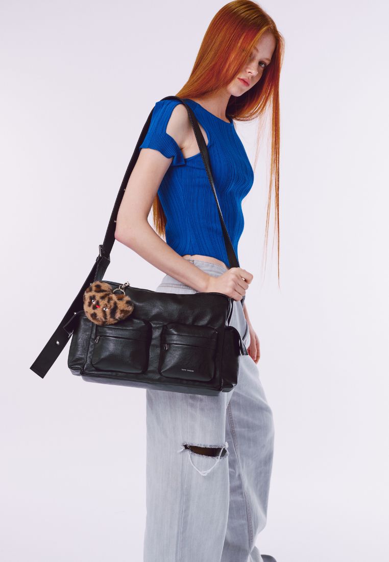 Cross Utility Bag M Nappa Matt Black