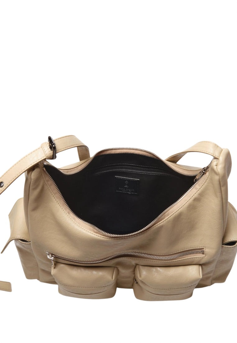 Pocket Mug Bag L Nappa Milktea