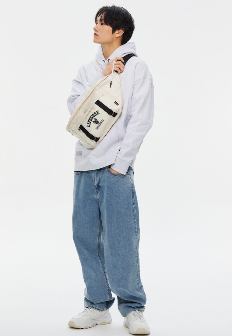 Arch Logo Big Hip Sac Stone