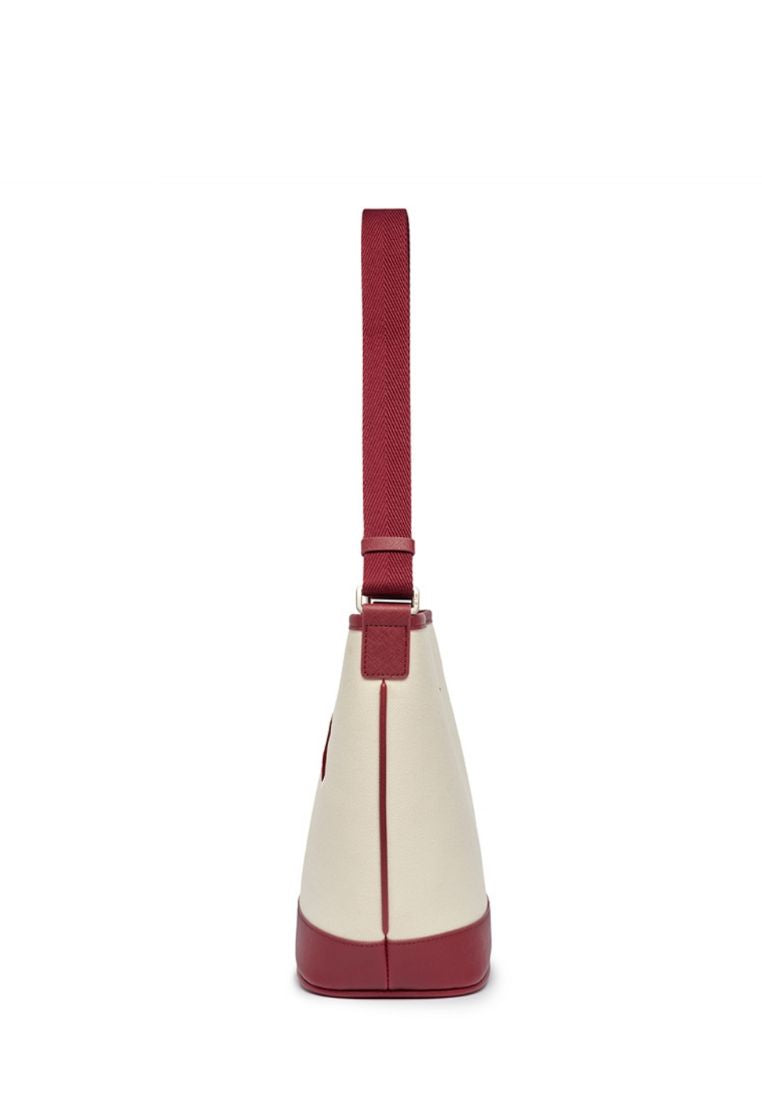 Varsity Basic Canvas Bucket Bag BOSTON RED SOX cream