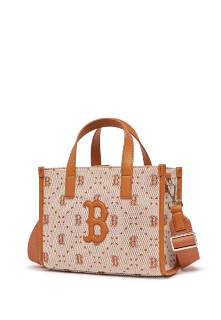 Big Dia MONOGRAM Jacquard S-Tote Bag Boston Red Sox Brown