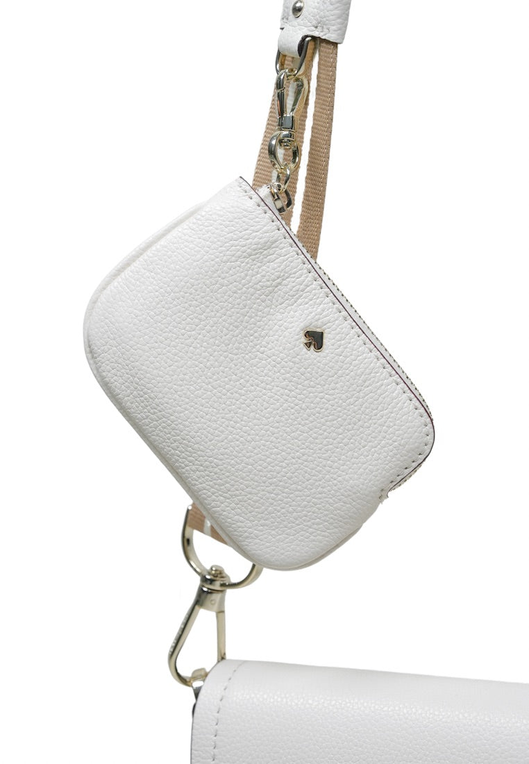 Rosie Flap Crossbody Parchment