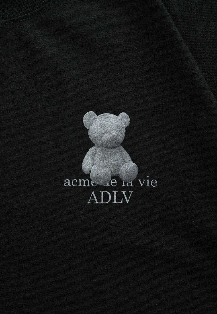 Fuzzy Bear T-Shirt Black