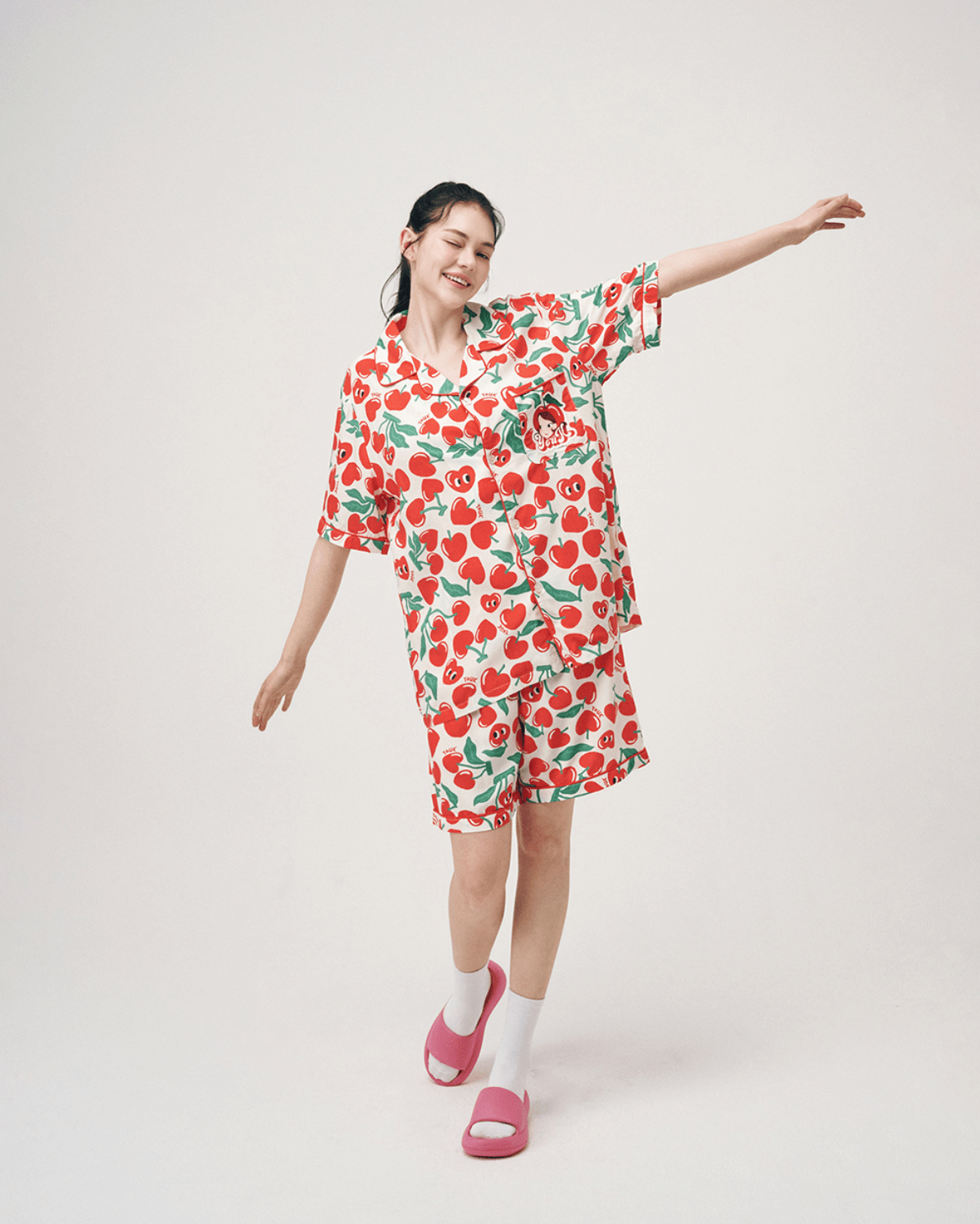 Soft Pajamas Set F Cherry Ria