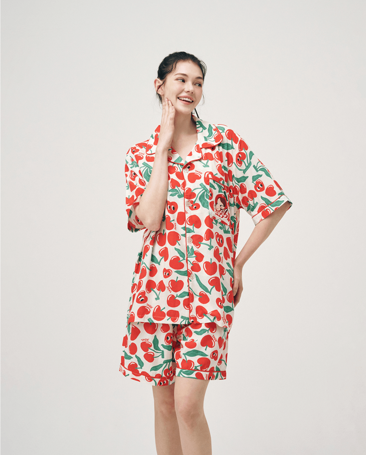 Soft Pajamas Set F Cherry Ria