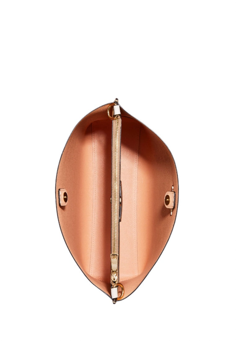 Mollie Bucket Bag In Signature Canvas Light Khaki Chalk