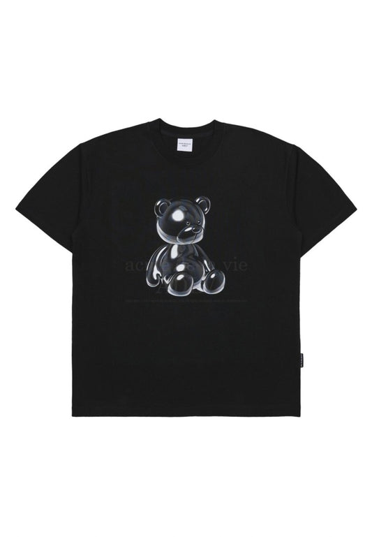 Metal Bear Short Sleeve T-Shirt Black