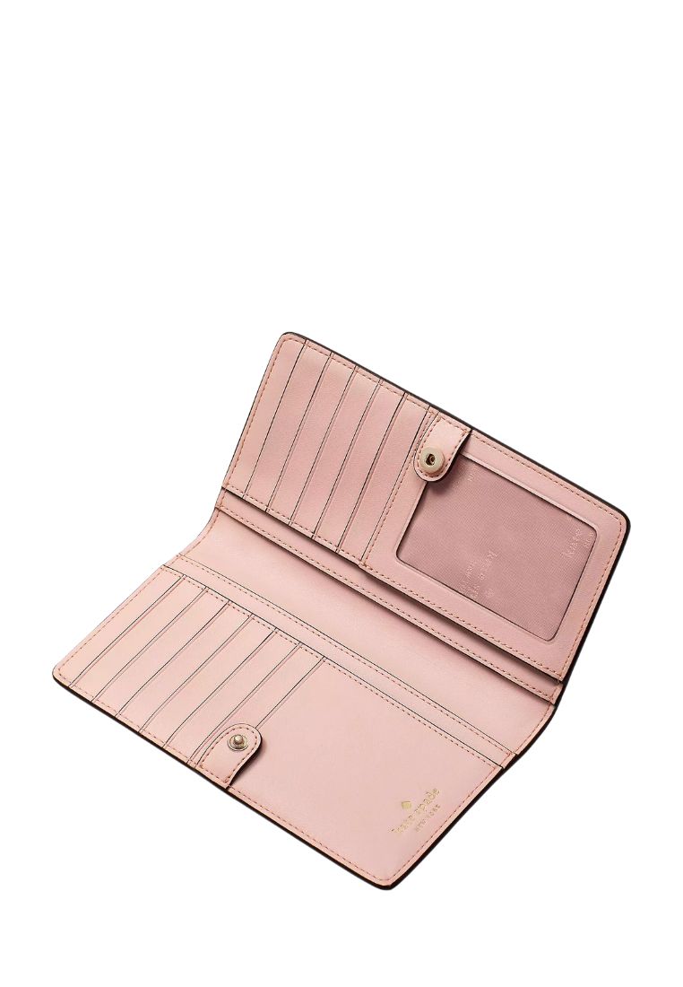 Dana Large Slim Bifold Wallet Rose Smoke