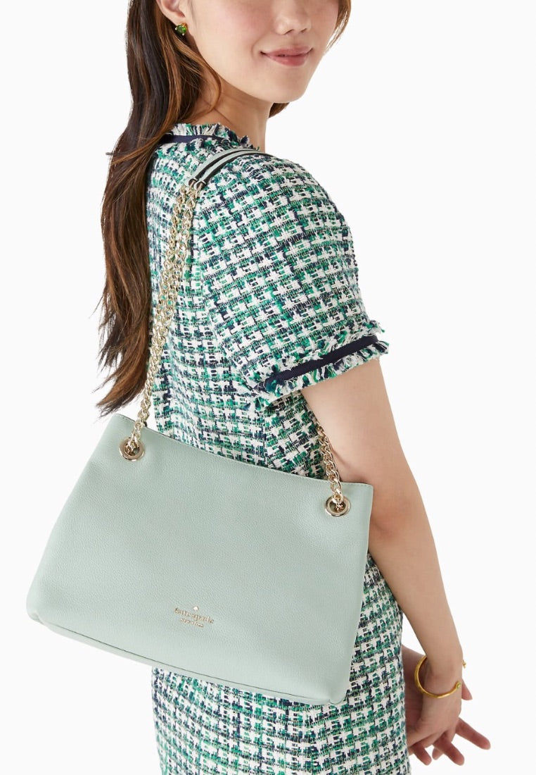 Halle Chain Shoulder Bag Seawater