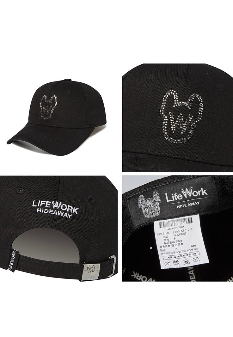 Radog Crystal Ballcap Black