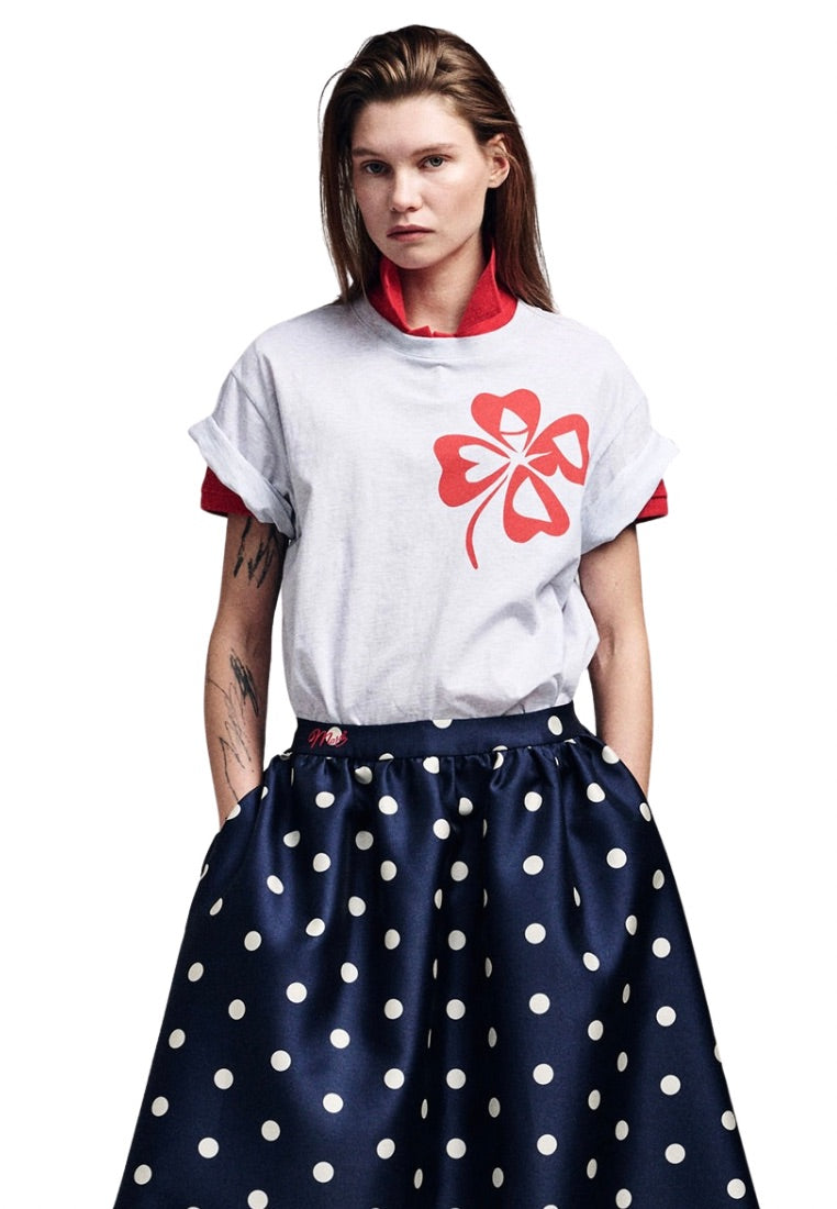 Tshirt CloverMardi Heather Red