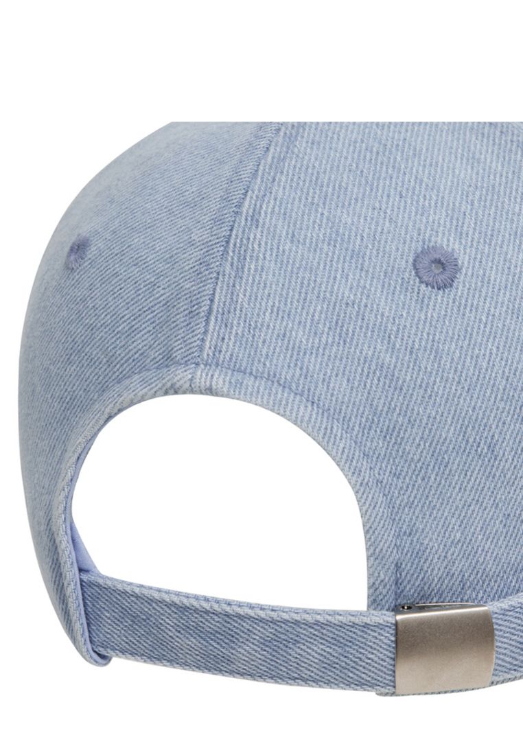 Denim Washing Logo Ball Cap Light Blue