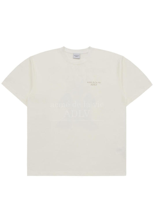 Fuzzy Dragon Artwork Short Sleeve T-Shirt Cream