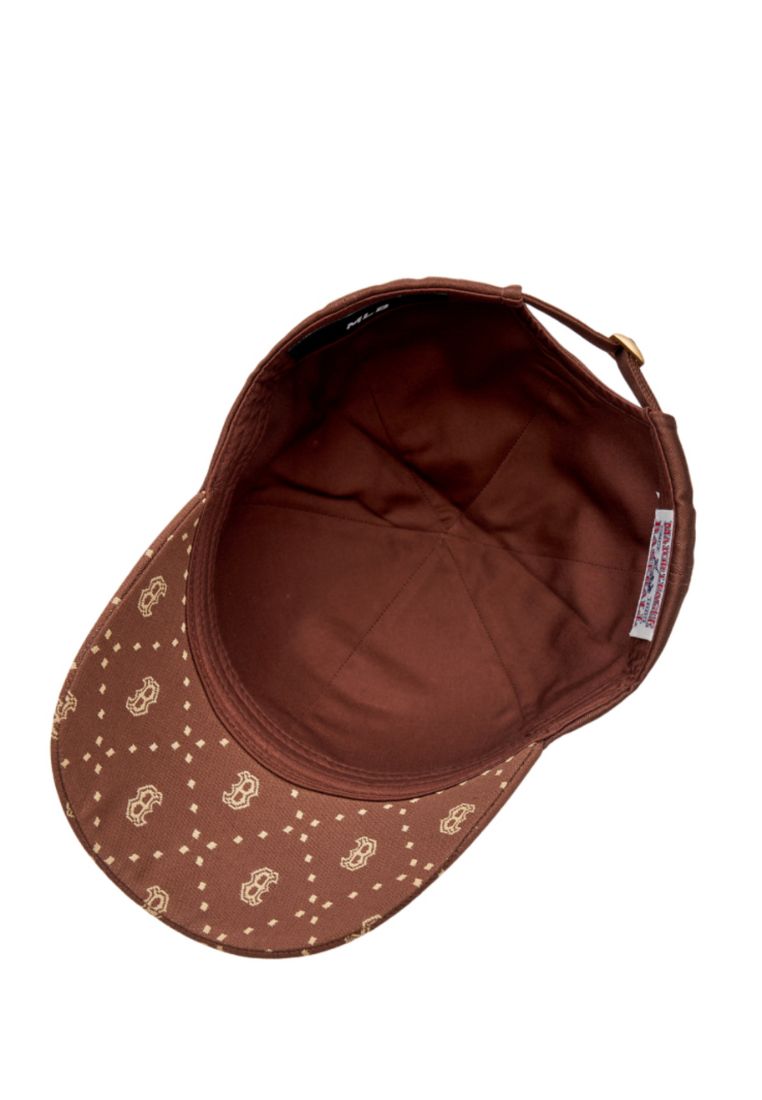 Dia MONOGRAM Point Structured Ball Cap BOSTON RED SOX brown