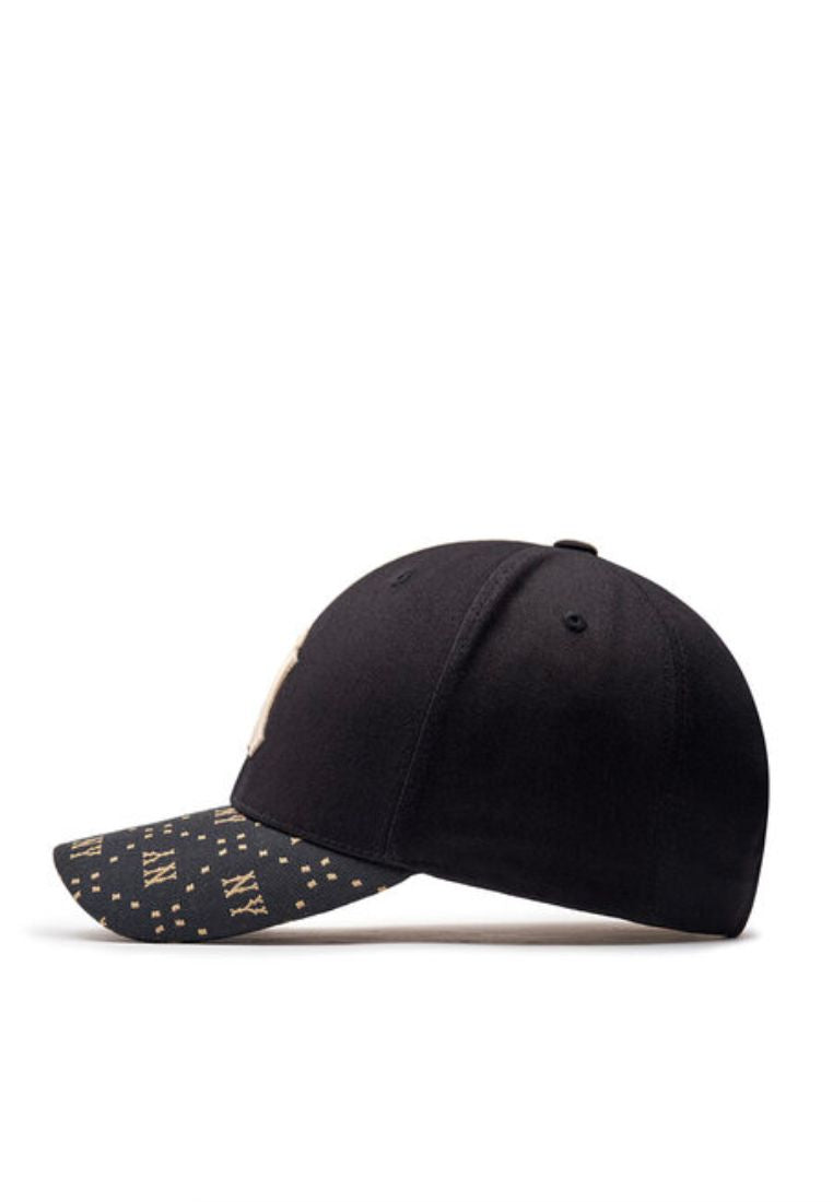 Dia MONOGRAM Point Structured Ball Cap NEW YORK YANKEES black