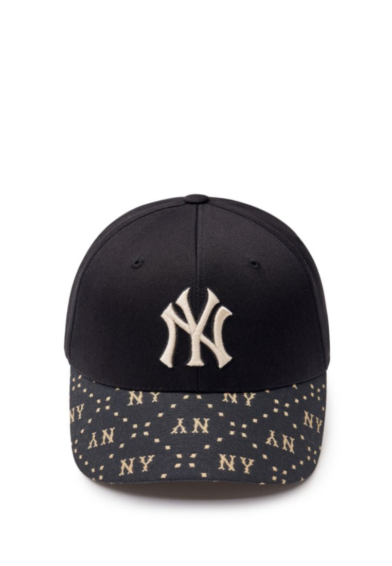 Dia MONOGRAM Point Structured Ball Cap NEW YORK YANKEES black