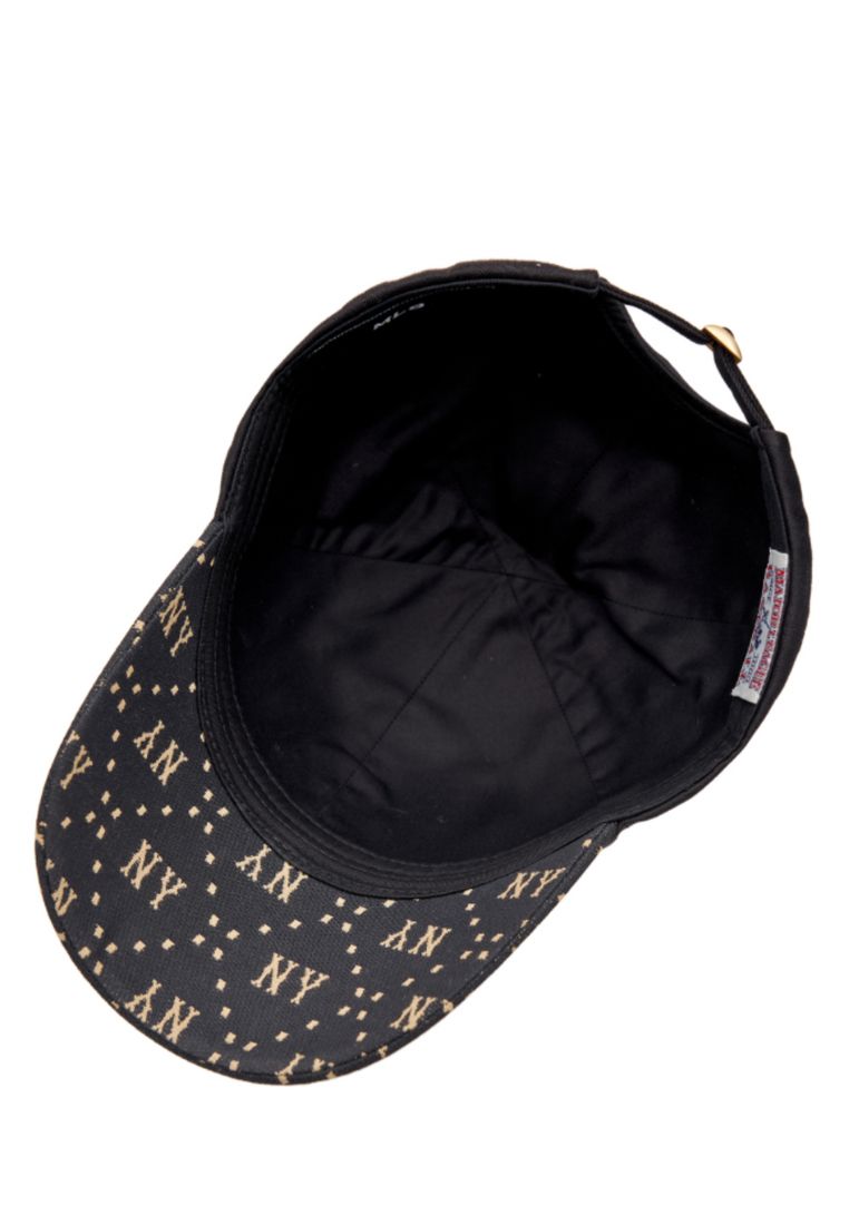 Dia MONOGRAM Point Structured Ball Cap NEW YORK YANKEES black