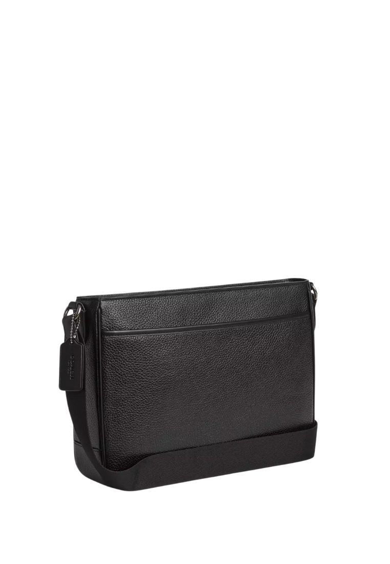 District Crossbody Bag Gunmetal Black