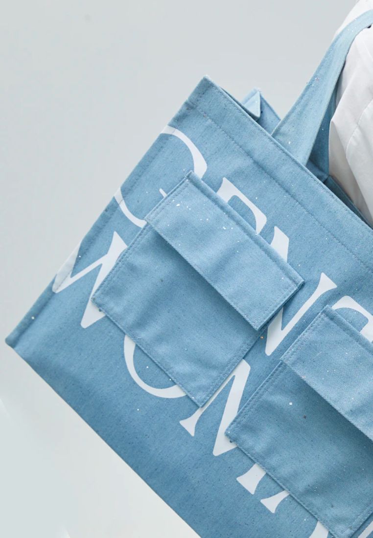 Double Pocket Box Tote