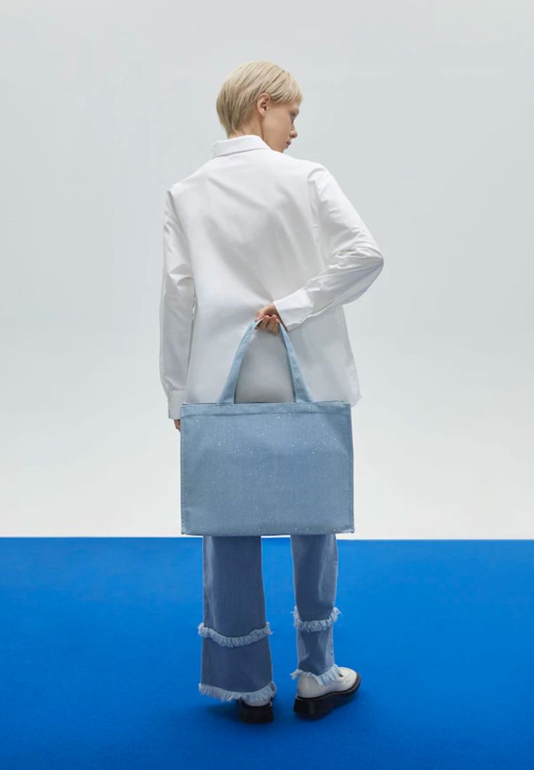 Double Pocket Box Tote