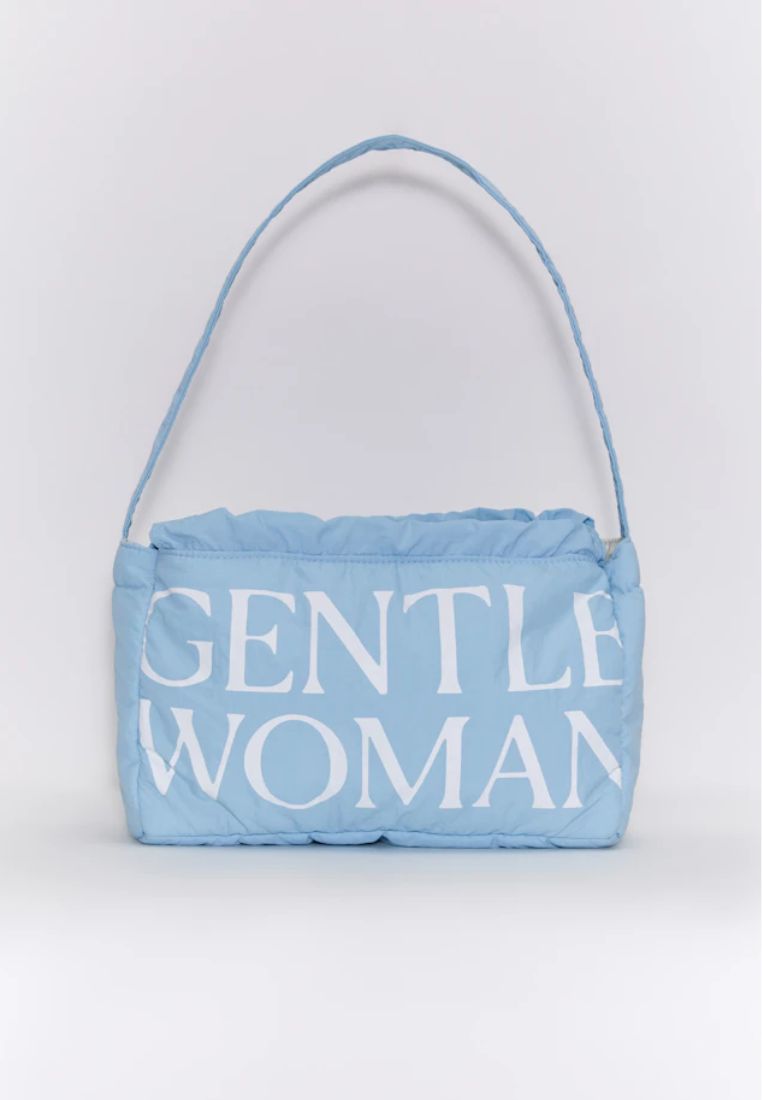 Dumpling Bag Blue Butterfly