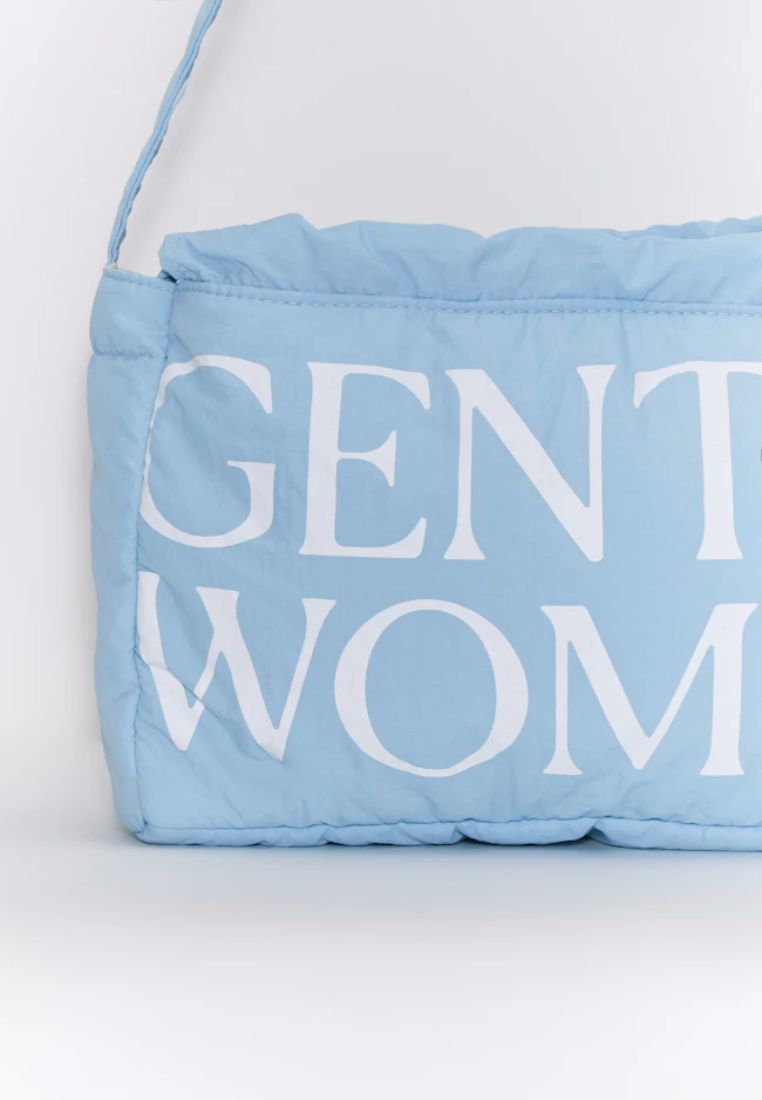 Dumpling Bag Blue Butterfly