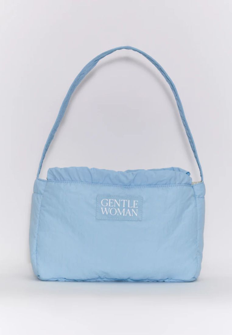 Dumpling Bag Blue Butterfly