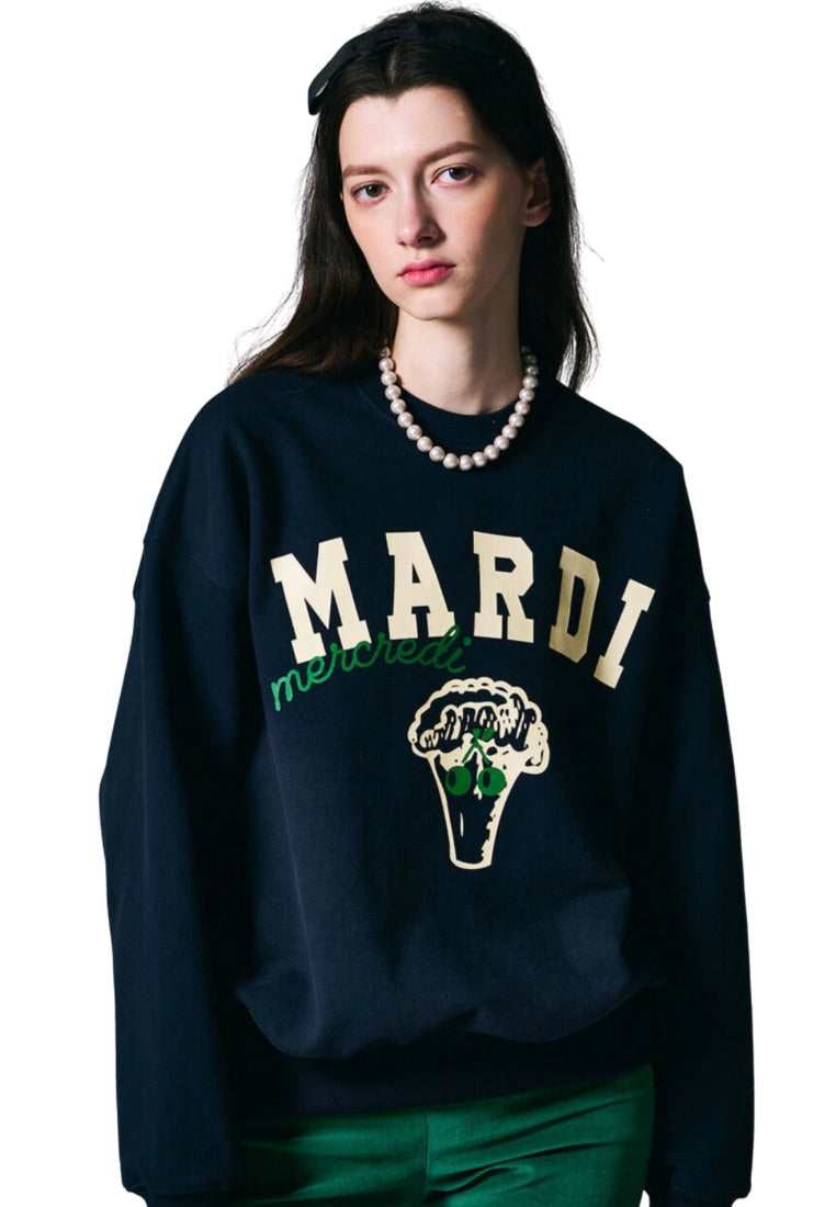 Sweatshirt Broccoli Navy