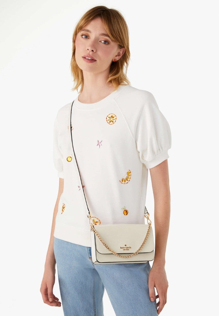 Madison Small Flap Crossbody Meringue