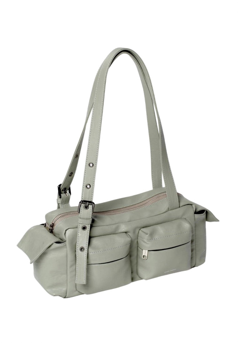Pocket Utility Bag M Brushed Mint Gray
