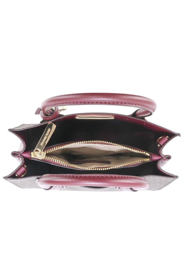 Mercer Medium Messenger in Signature Merlot