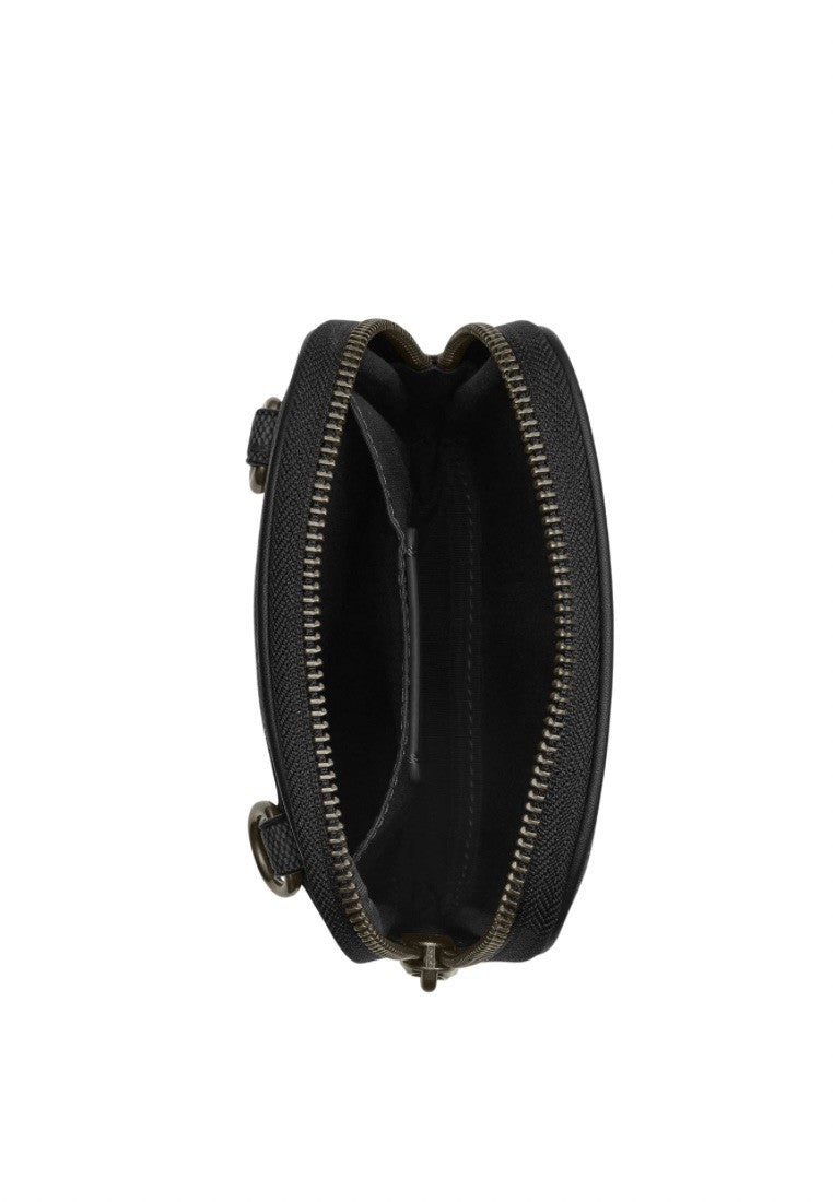 Aden Crossbody In Signature Canvas Charcoal Black