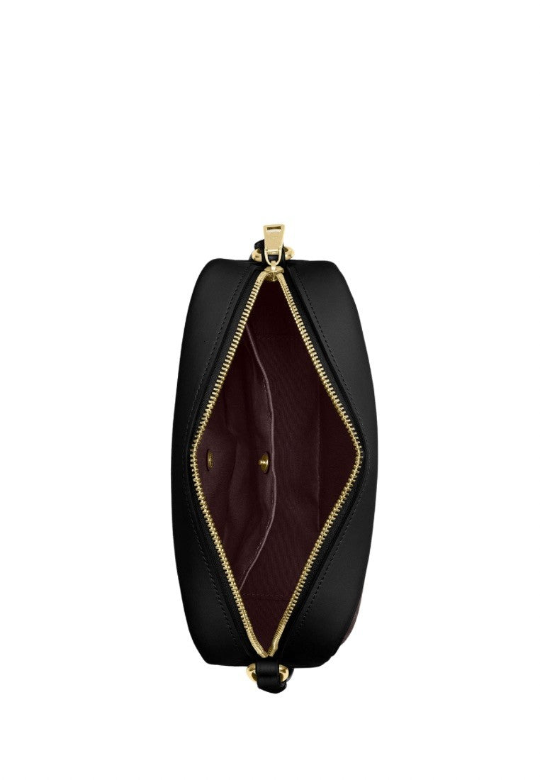 Jamie Camera Bag In Signature Canvas Brown Black