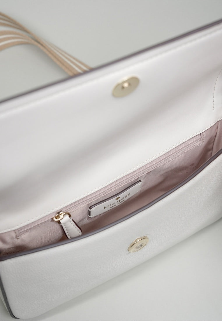 Rosie Flap Crossbody Parchment