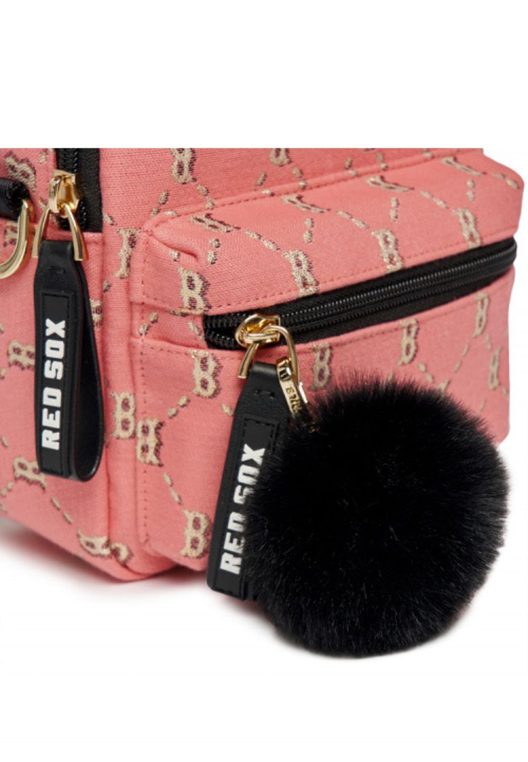 Dia Monogram Jacquard Mini Backpack BOSTON REDSOX Coral