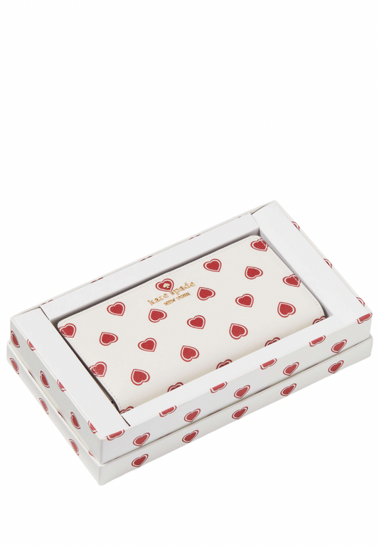 Madison Heartfelt Geo Boxed Large Slim Bifold Wallet