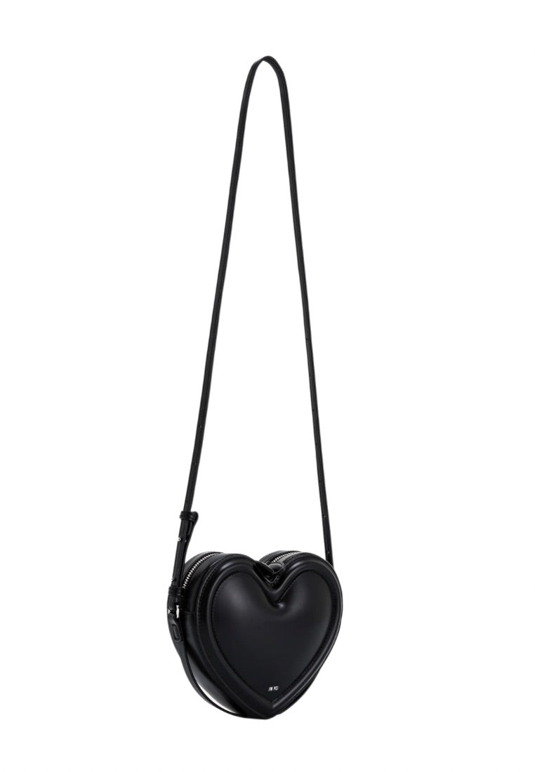 Arlene Heart shaped bag - Black