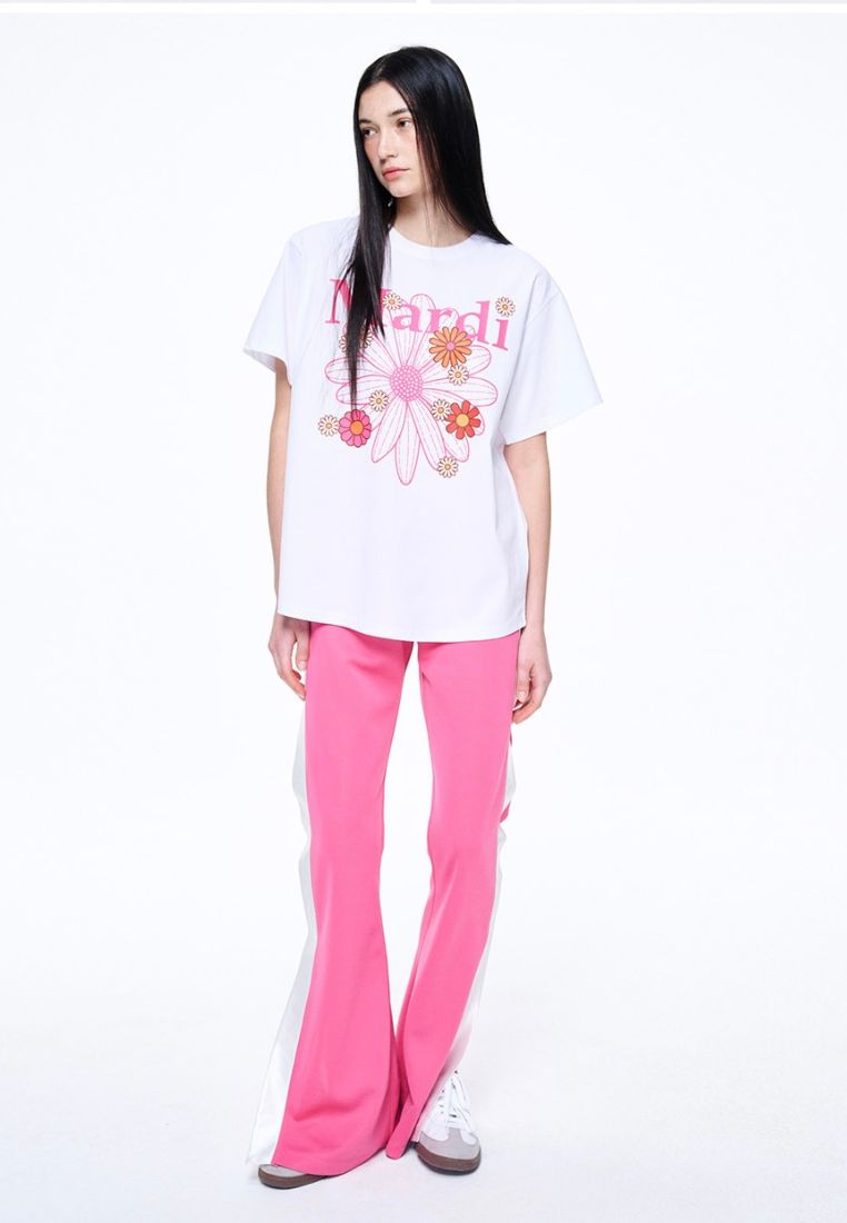 Tshirt FlowerMardi Blossom White Pink