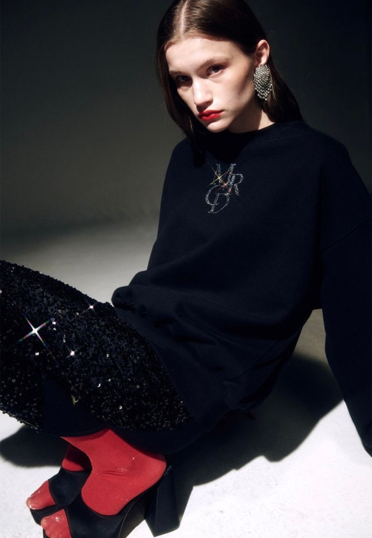 Sweatshirt Logo MRCD Black Silver