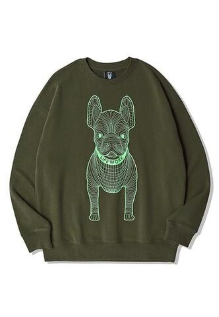 Big Radog Sweatshirt Dark Khaki