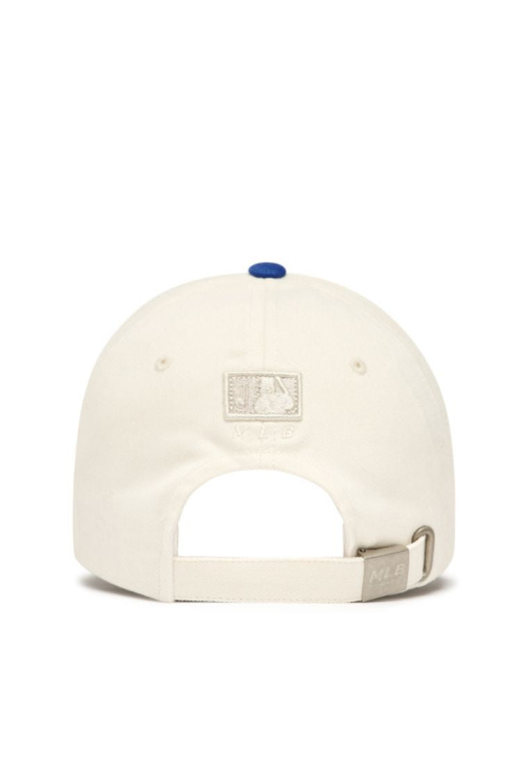 Cursive Color Block Unstructured Ball Cap Los Angeles Dodgers Blue