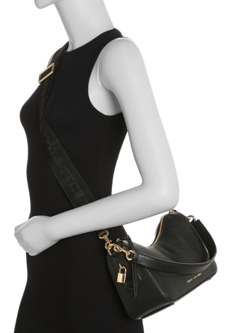 Small Convertible Shoulder Bag Black