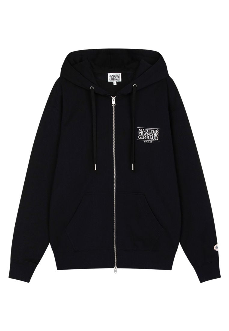 Classic Logo Hoodie ZipUp Black