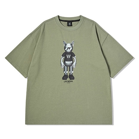 Silver Figure T-Shirt Light Khaki